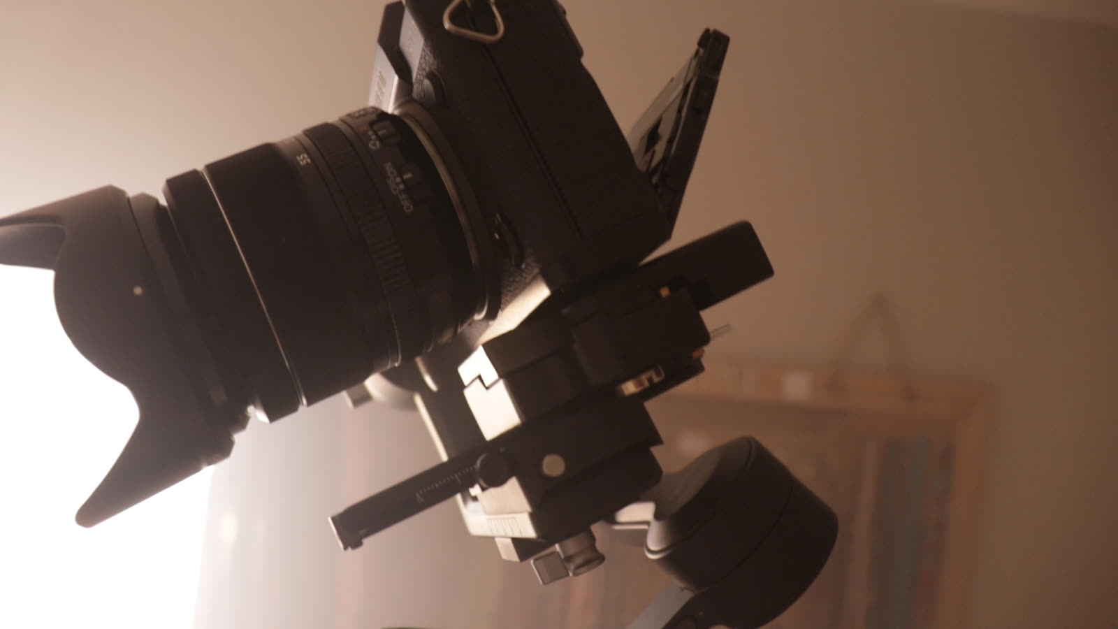 Camera rig on set